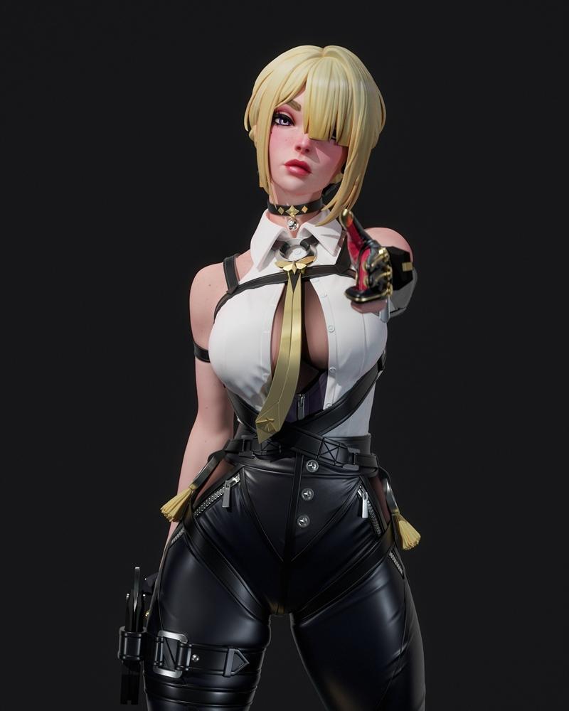 Anatolii工作室 Evelyn角色 《零之Zone》3D打印模型|Anatolii Collectibles – Evelyn – Zenless Zone Zero – 3D Print Model STL