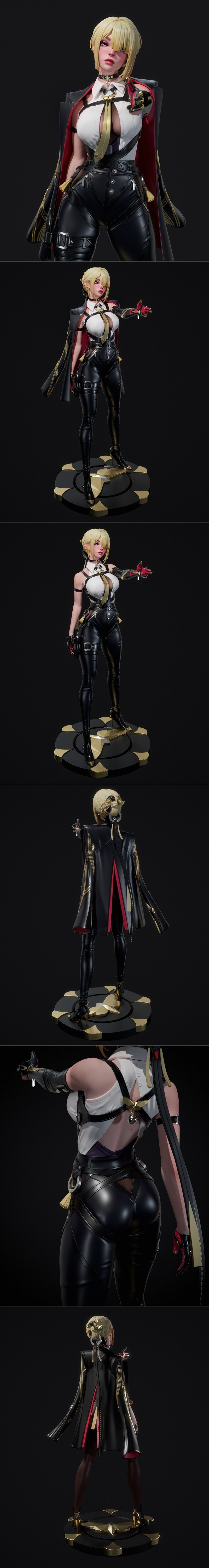 Anatolii工作室 Evelyn角色 《零之Zone》3D打印模型|Anatolii Collectibles – Evelyn – Zenless Zone Zero – 3D Print Model STL