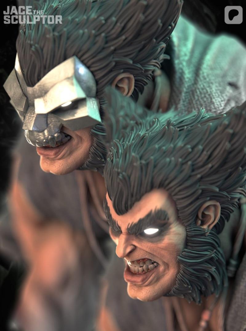 贾斯汀·雕塑师 - 猎鹰 - 3D打印模型|Jace The Sculptor – Wolverine – 3D Print Model STL