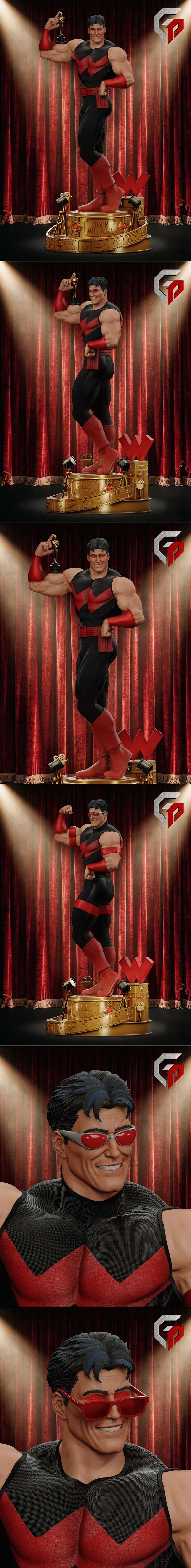 Geek Print – 旺达·马克西莫夫 3D打印模型|Geek Print – Wonder Man – 3D Print Model STL
