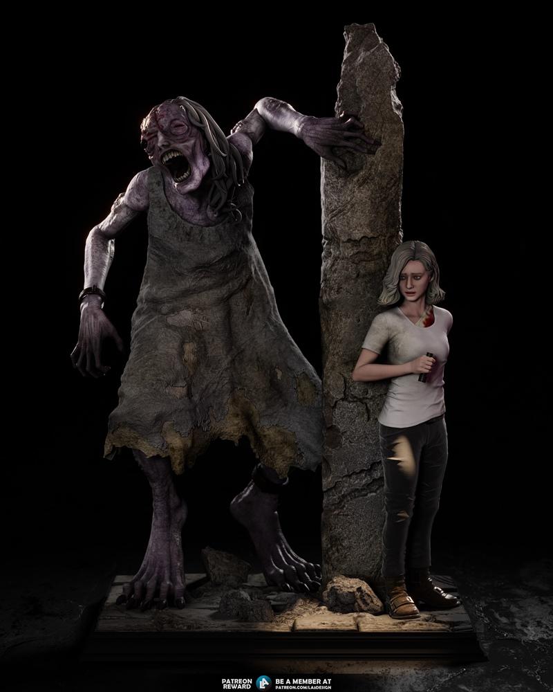 LA3Design - 生化危机： requiem - 女孩3D打印模型|LA3Design – The Girl – Resident Evil Requiem – 3D Print Model STL