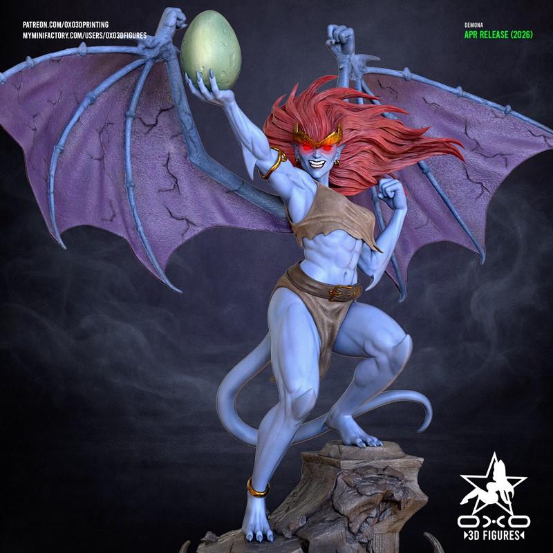 OXO3D - 恶魔女巫 - Demona 3D打印模型|OXO3D – Demona – 3D Print Model STL