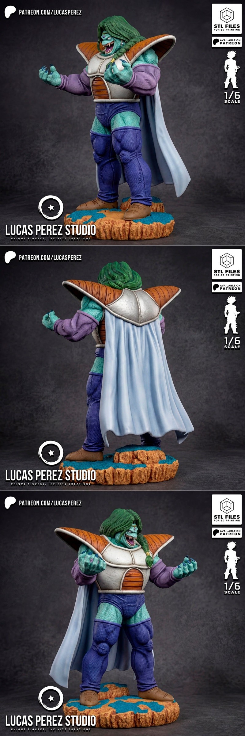 卢卡斯·佩雷斯 佐尔邦变形 3D打印模型|Lucas Perez – Zarbon Transformation – 3D Print Model STL