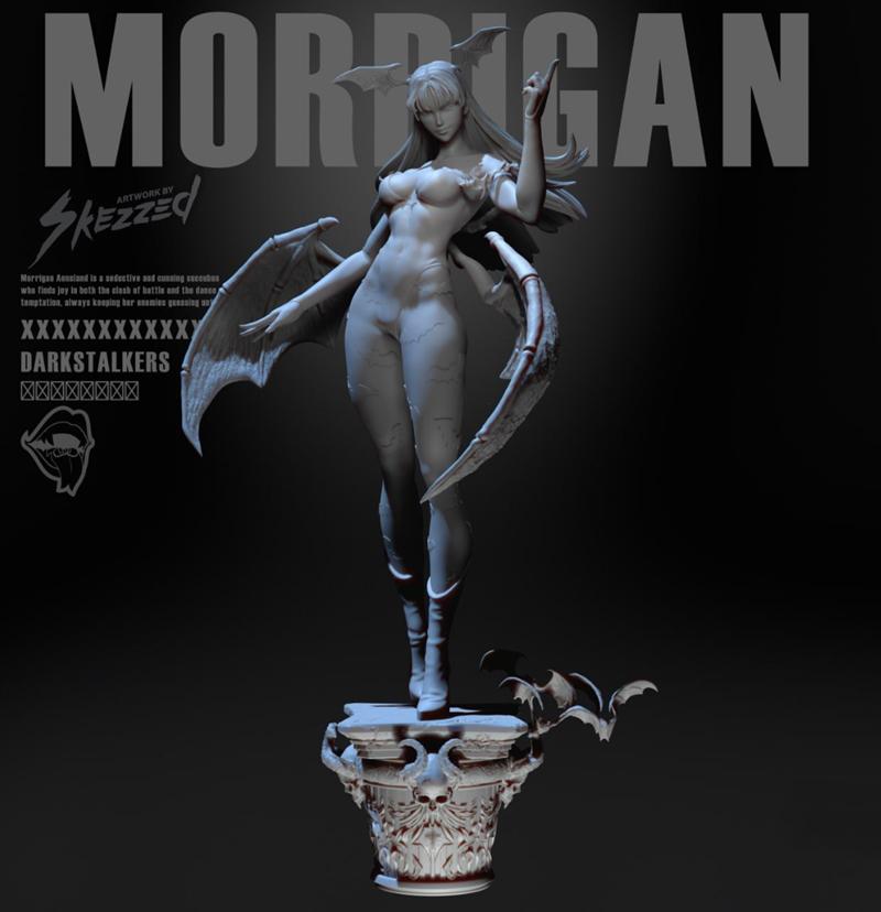 Velvet Sin Morrigan 3D打印模型|Velvet Sin – Morrigan – 3D Print Model STL