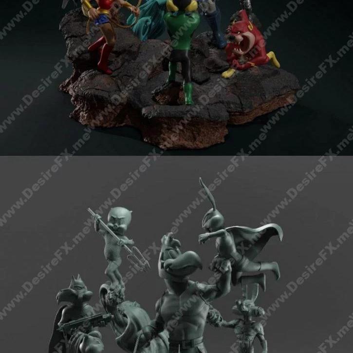 Looney Tunes x DC 3D打印模型集|Looney Tunes + DC