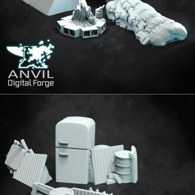 Anvil Digital Forge – 末日废土 3D打印模型集|Anvil Digital Forge – Modern Post-Apocalypse