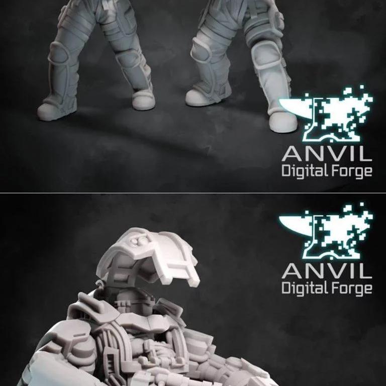 Anvil Digital Forge – 侦察兵3D打印模型|Anvil Digital Forge – Recon Drop Troopers