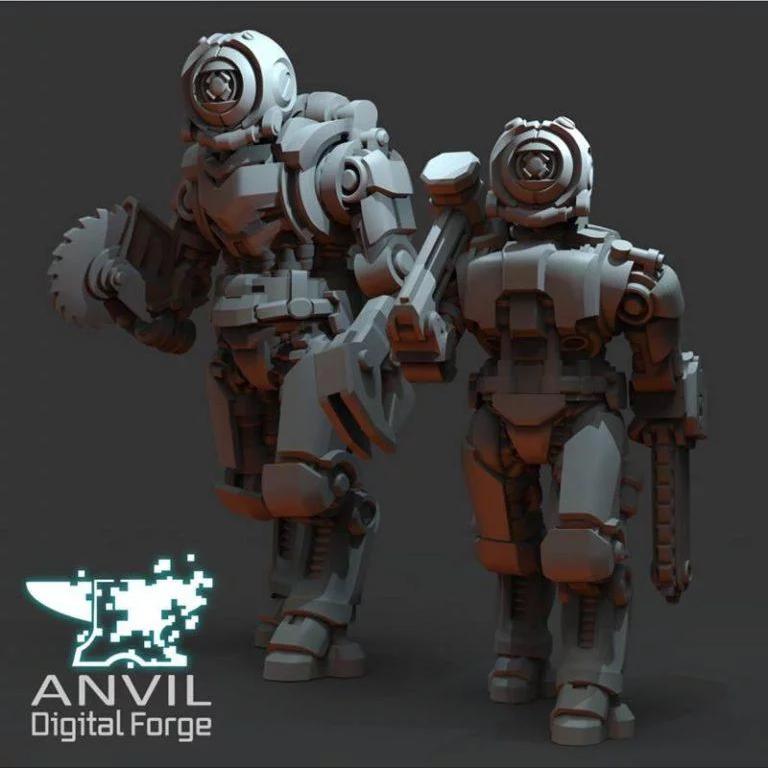 Anvil Digital Forge – 机甲军团与外星领主自动化模型|Anvil Digital Forge – Regiments and Exo-Lord Automata