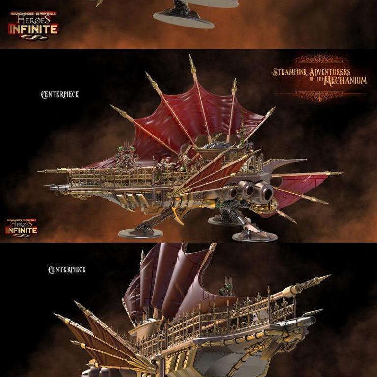 机械之心的蒸汽冒险|Steampunk adventures of mechanium – Centerpice