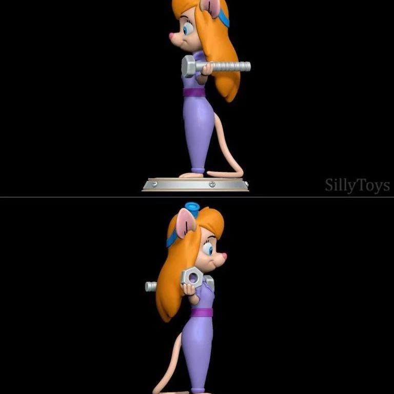 Gadget齿轮 – 芯片与达利3D打印模型|Gadget Hackwrench – Chip and Dale