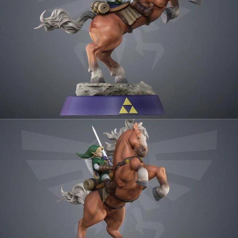 塞尔达传说-伊尔娜 3D打印模型|Link Epona Legend of Zelda