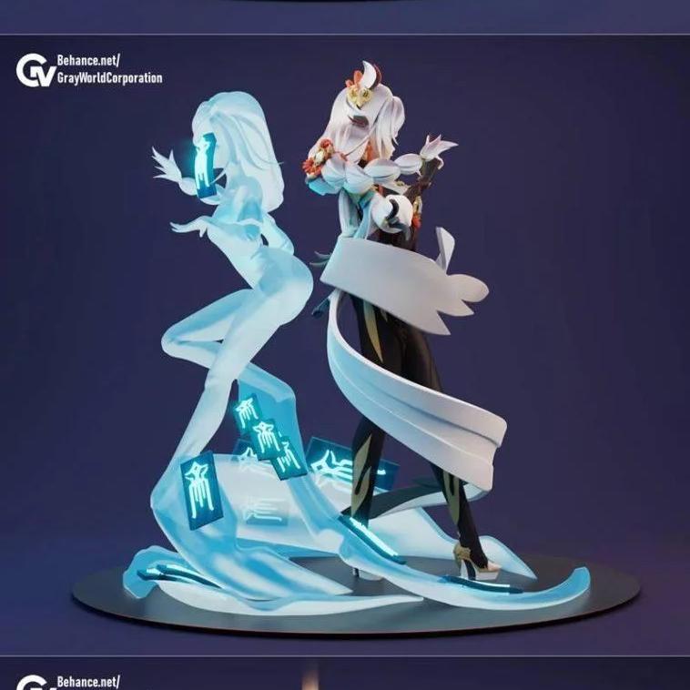 原神·申鹤3D打印模型|Shenhe 2 – Genshin Impact