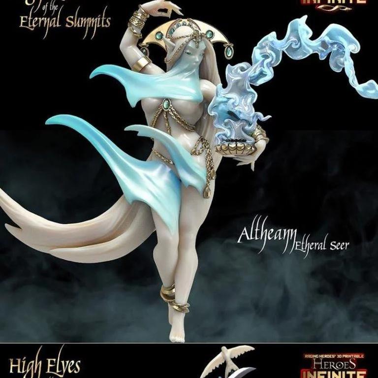 永恒之巅的高精灵——Heroes Infinite 3D打印模型|Heroes Infinite – High Elves of the Eternal Summits February 2022