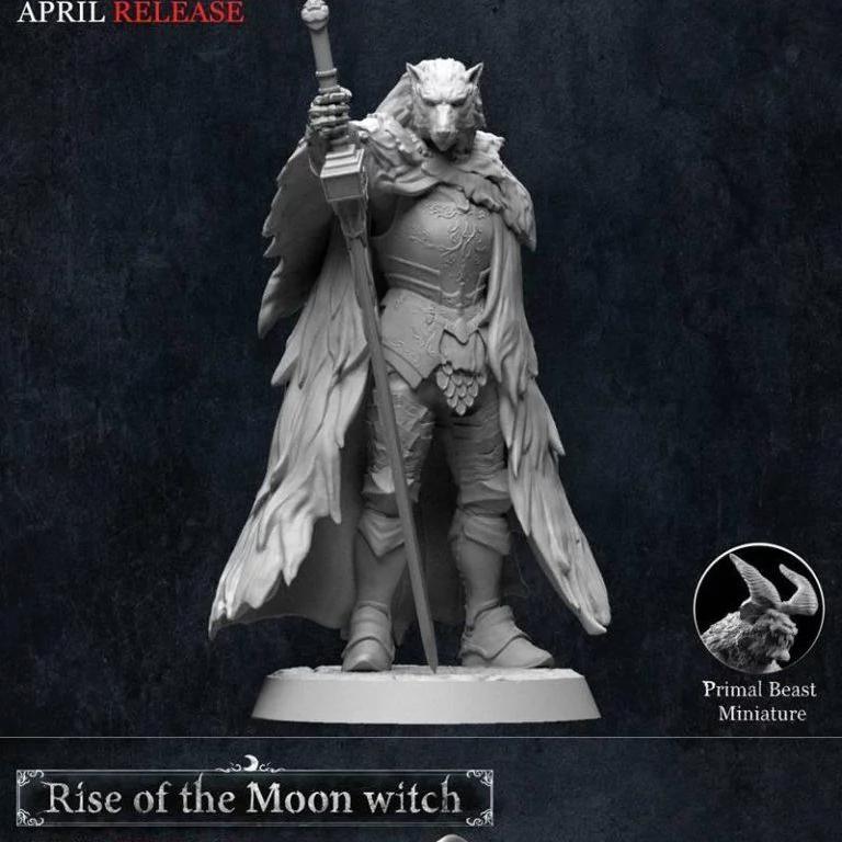 月之巫女崛起——4月新品3D打印模型发布|Rise of the Moon Witch – April Release