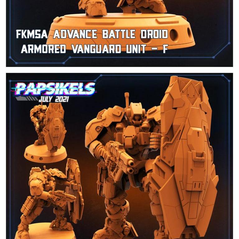 福基马萨蝙蝠侠机器人 3D打印模型|Fukimasa Batle Droid (Papsikels juli 2021)