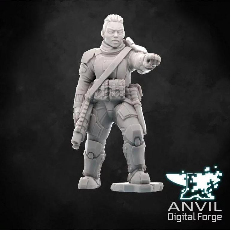 Anvil Digital Forge – 共和军重装步兵 3D打印模型|Anvil Digital Forge – Republic Grenadiers