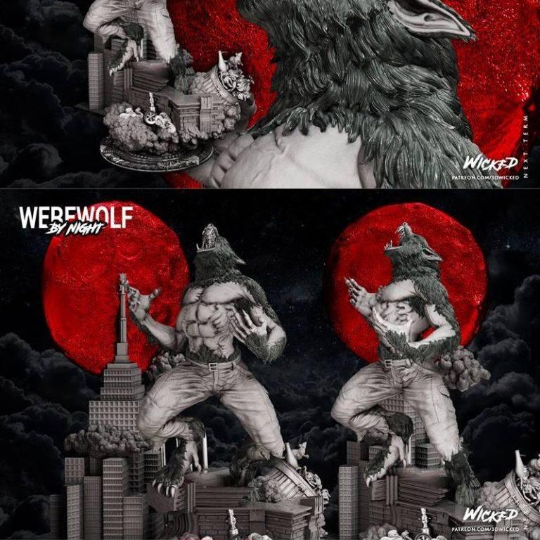 狼人雕塑 – Wicked|Wicked – Werewolf Sculpture
