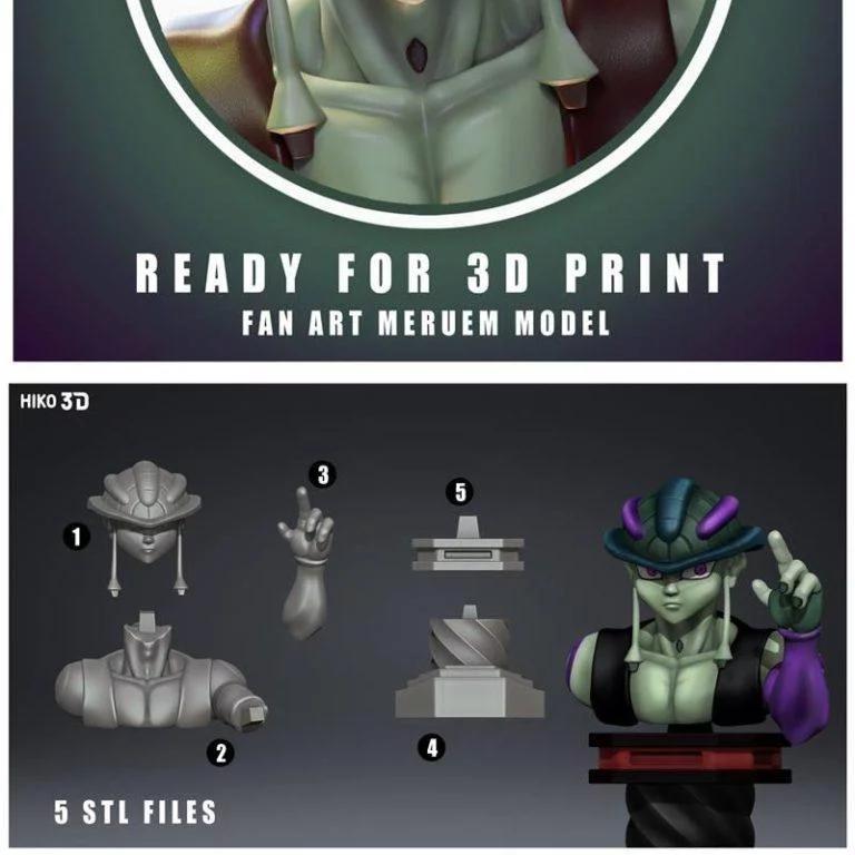 《鬼灭之刃 无限列车篇 3D打印模型》|Hunter x Hunter – Meruem