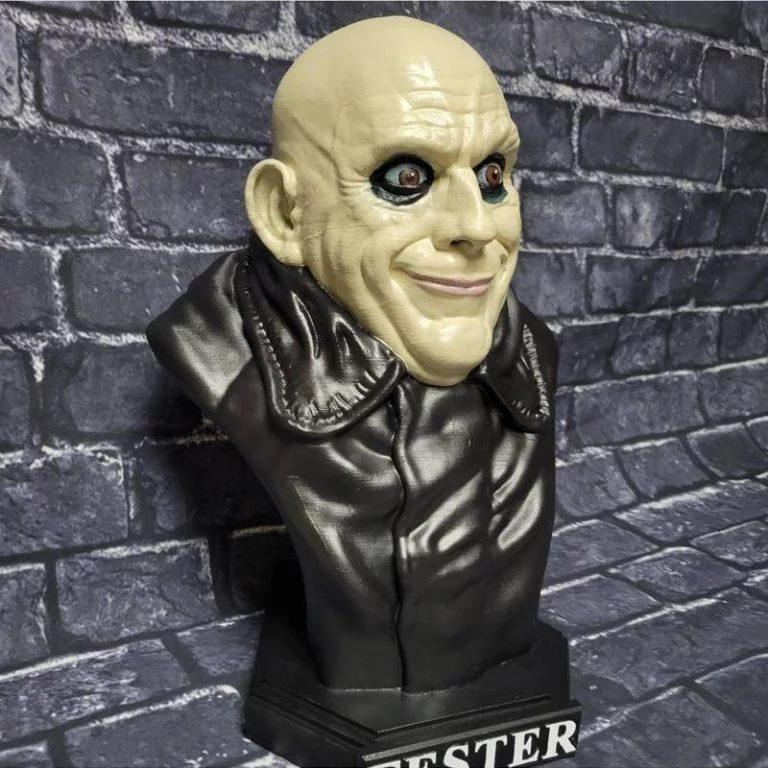 Fester Addams 3D打印模型|Fester Addams Bust