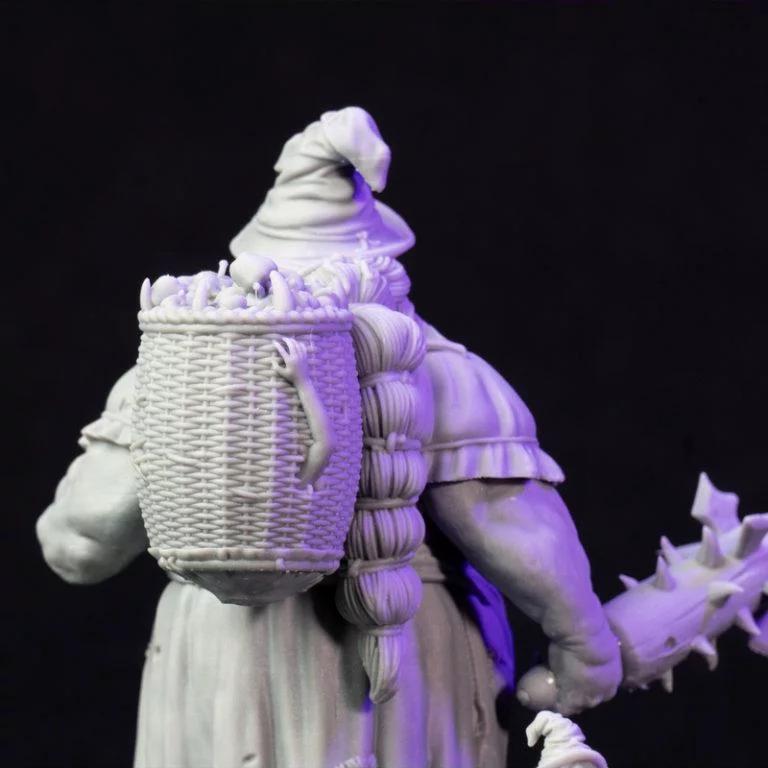 绿影妖女3D打印模型|Green Hag