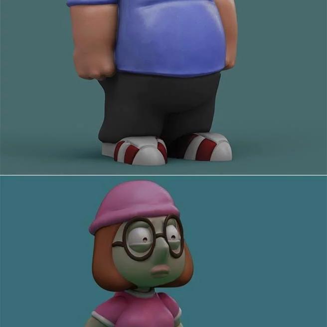 Family Guy 3D打印模型集|Family Guy Pack