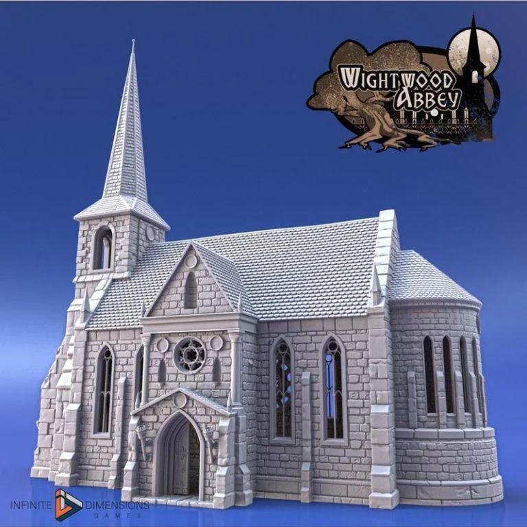 Wightwood Abbey Church 3D打印模型|Wightwood Abbey Church