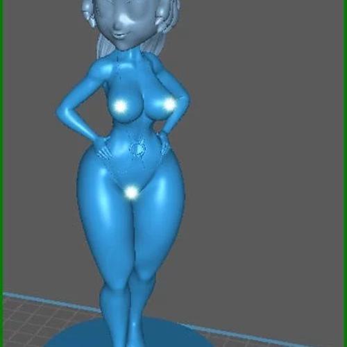 自由之境：动漫角色3D打印模型集|Lady Freedom