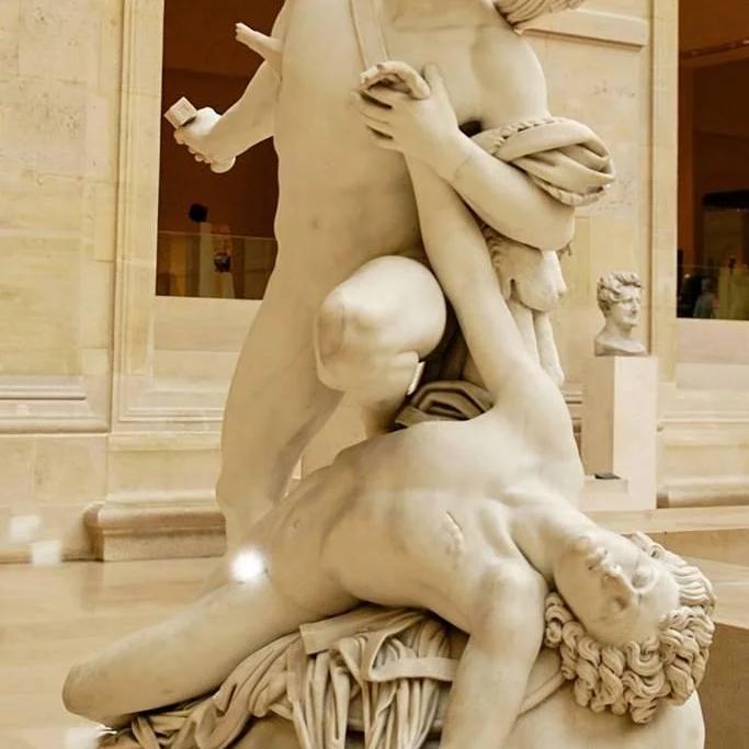 卢浮宫巴黎 Nisus 与 Euryale 3D打印模型|Nisus et Euryale Jean-Baptiste Roman, Louvre Paris, France