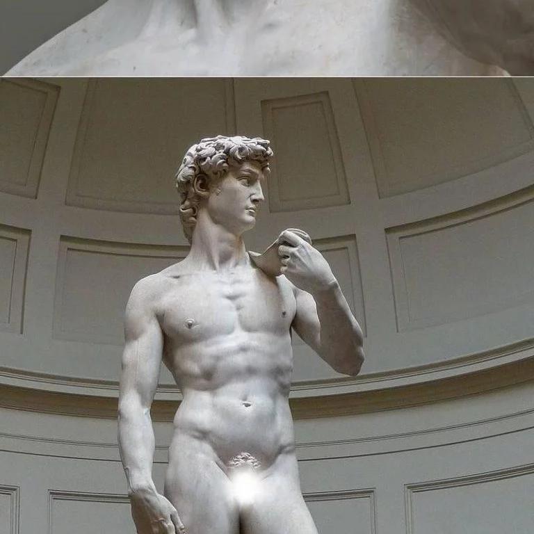 米开朗基罗美术馆，佛罗伦萨，意大利 — 《大卫》3D打印模型|David (Michelangelo) Galleria dell Accademia, Florence, Italy