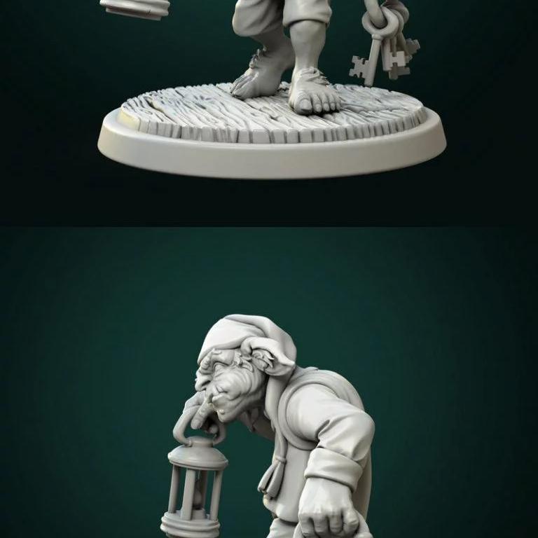 异世界守护者3D打印模型|Goblin Custodian