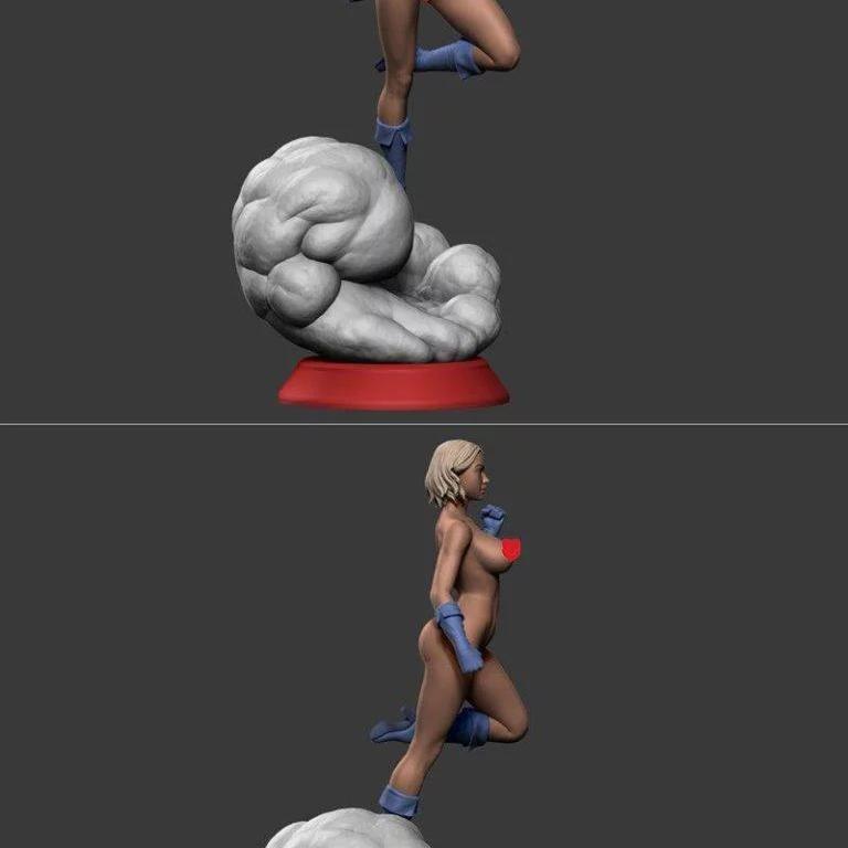 Power Girl 3D打印模型|Power Girl NSFW Version