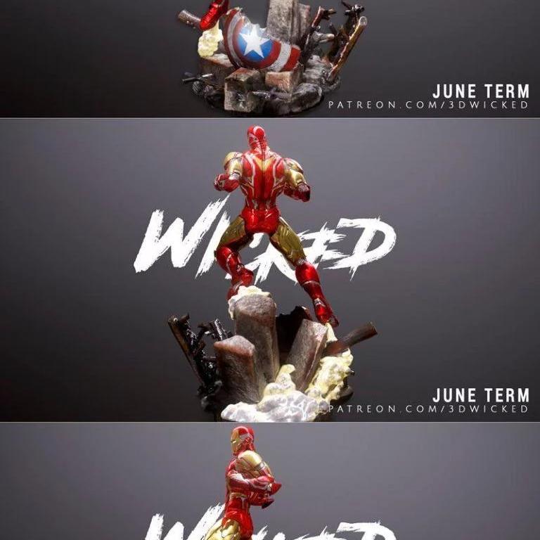Wicked - 铁甲战将 3D打印模型|Wicked – Iron Man Sculpture