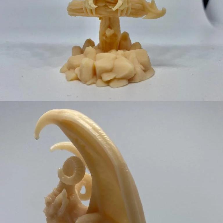 3D打印邪魅恶魔——印制巫妖造型模型|Print Your Monsters – Witch Demon