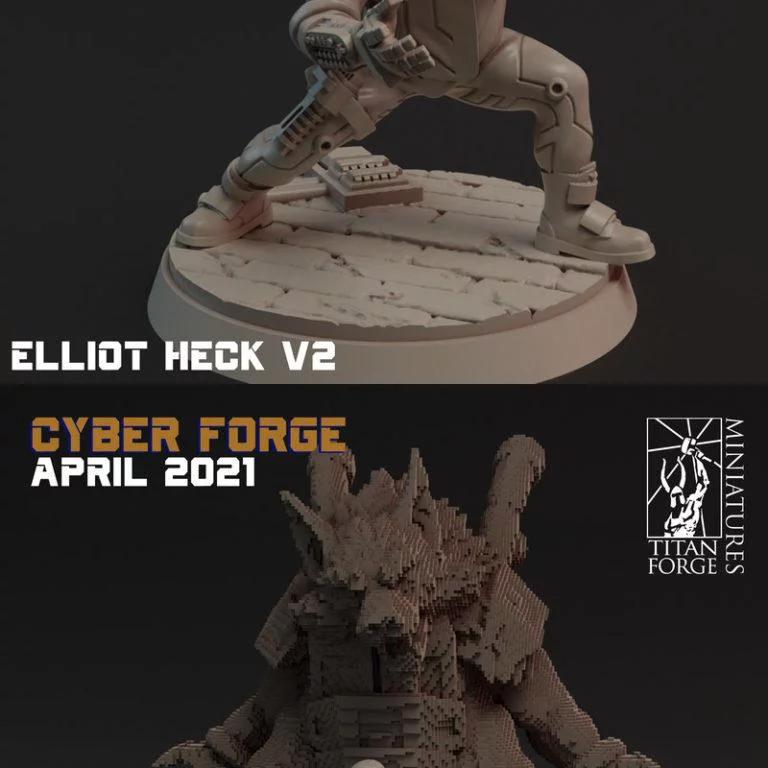 Cyberforge – 10：机械战甲3D打印模型|Cyberforge – 10