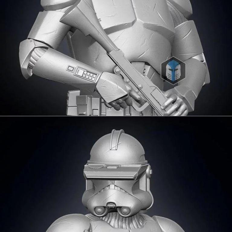 克隆人兵俑 3D打印模型|Clone Trooper Figurines – Soldiers