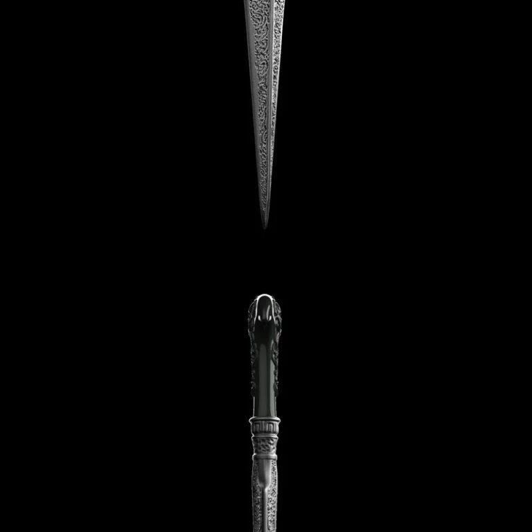 贝拉特里克斯·莱斯特兰奇匕首 3D打印模型|Bellatrix Lestrange Dagger – Harry Potter