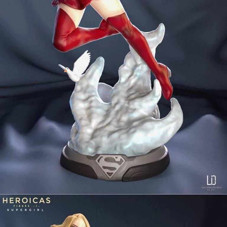 英雄出击 – 《超女》3D打印模型|Heroicas – Figure 1 – Supergirl