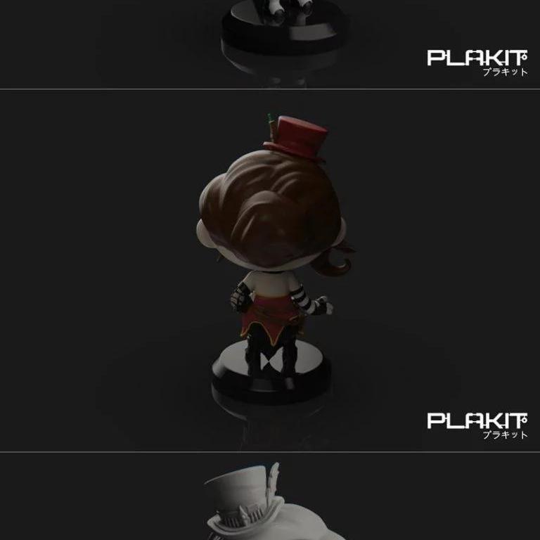 PlaKit边境之地马克斯西3D打印模型|PlaKit Borderlands Mad Moxxi