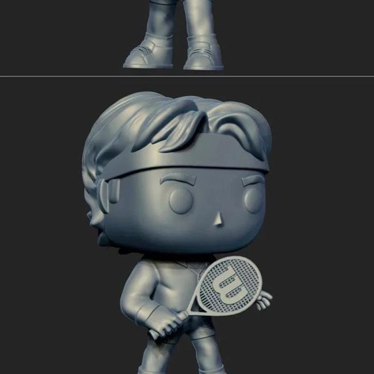 Funko 网球传奇 网球王子 网球王子 3D打印模型|Funko Federer