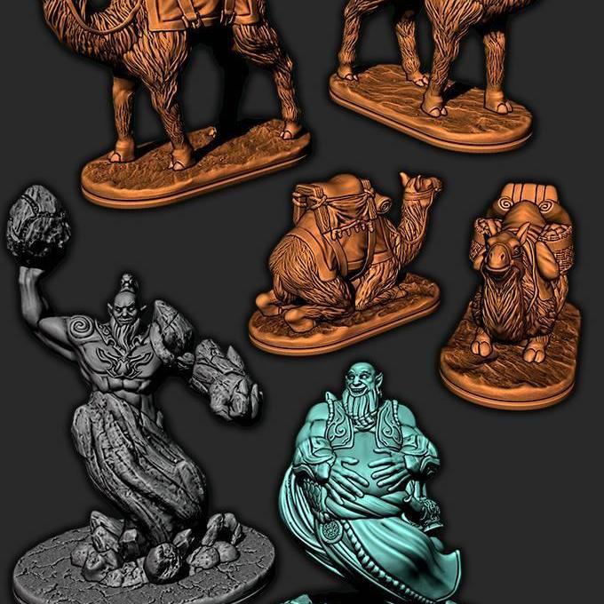 EC3D设计——灼沙帝国 3D打印模型|EC3D Designs – Empire of Scorching Sands