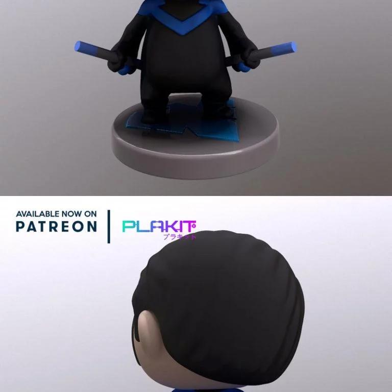 PlaKit 夜翼 3D打印模型|PlaKit NightWing