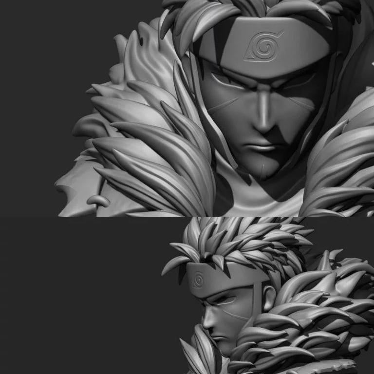 漩涡鸣人 3D打印模型|Senju Tobirama Bust Naruto