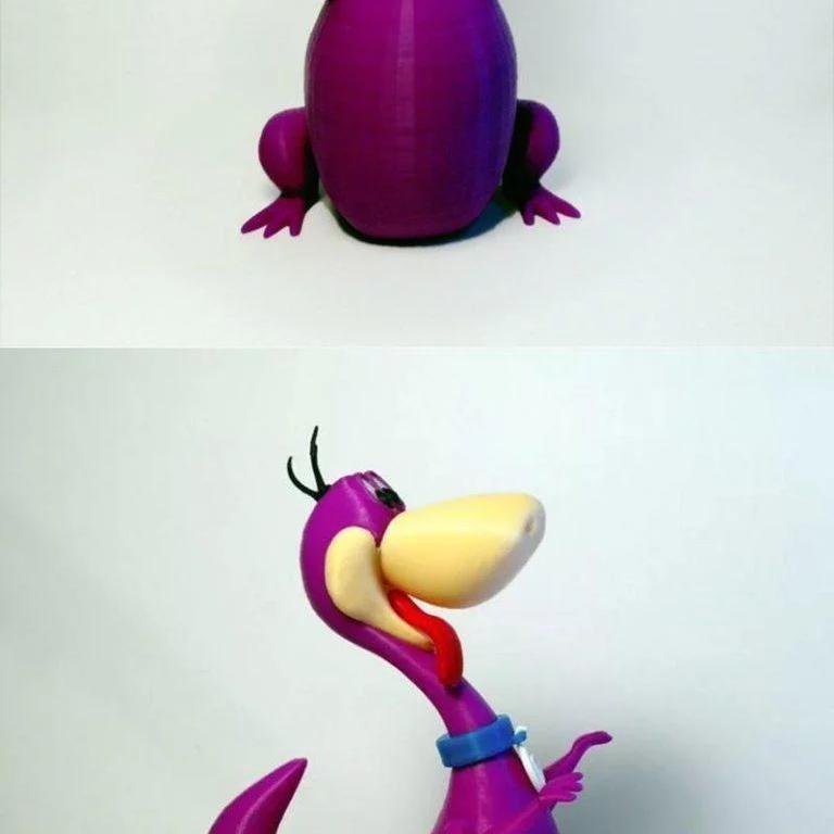 恐龙弗林特石3D打印模型|Dino Flintstone