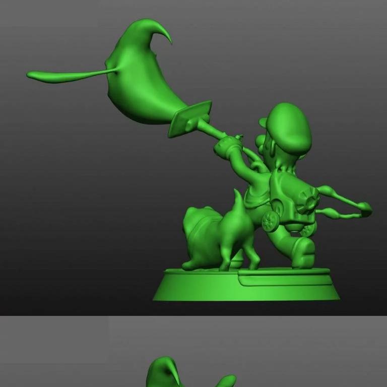 Luigi’s Mansion 3D打印模型|Luigi’s Mansion