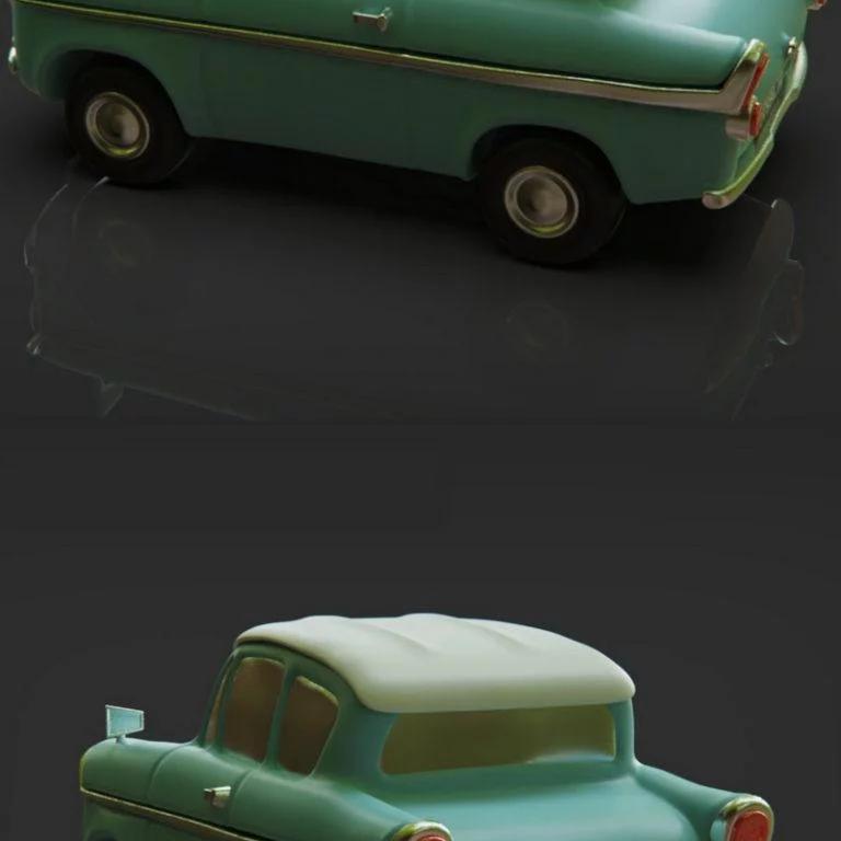 PlaKit哈利波特飞天扫帚3D打印模型|PlaKit Harry Potter Flying Ford