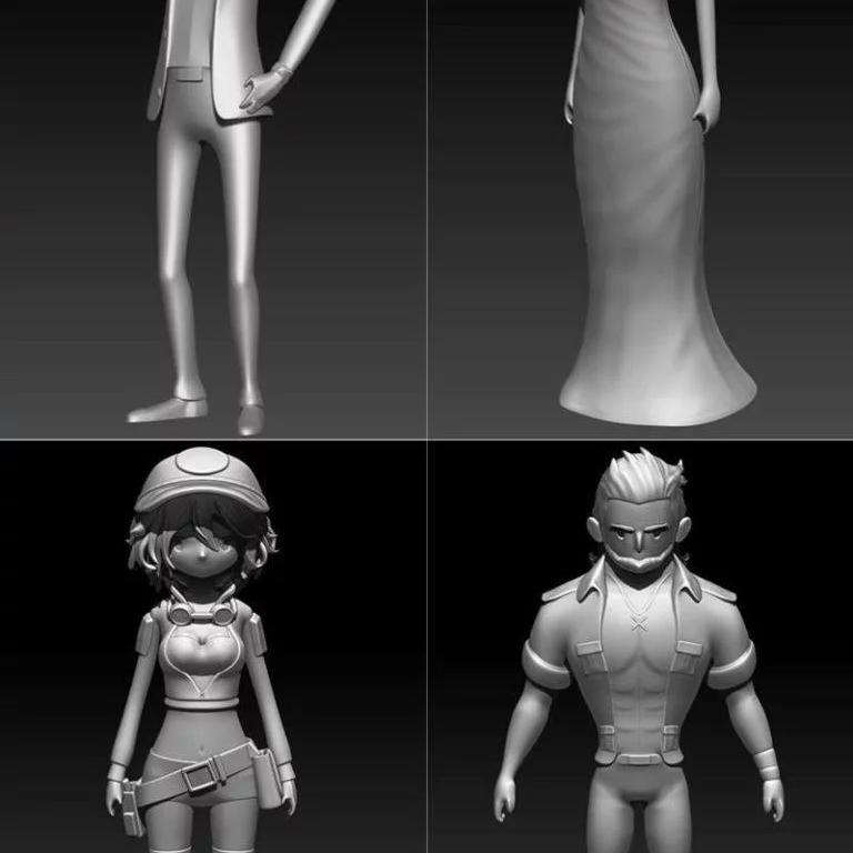 最终幻想15口袋版收藏：3D打印模型集|Final Fantasy XV Pocket Edition Collection