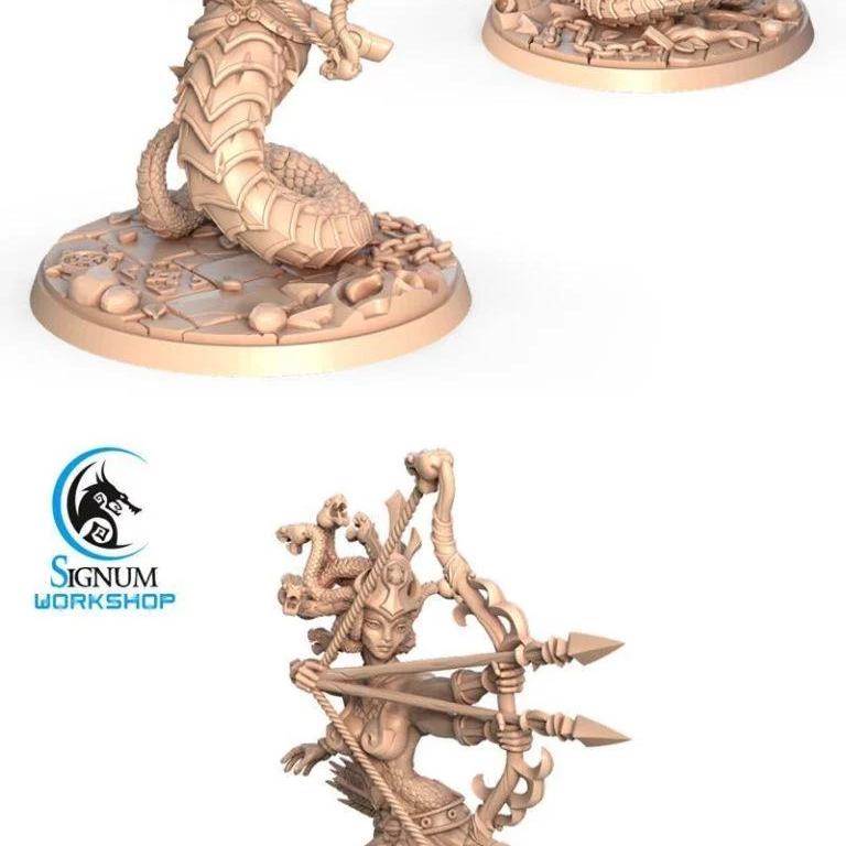 蓝色幻境·Azure Scale 3D打印模型|Shiaris the Azure Scale