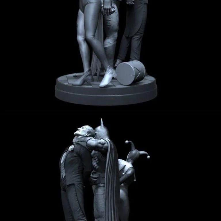 迪奥拉马3D打印模型：蝙蝠侠|Batman Diorama