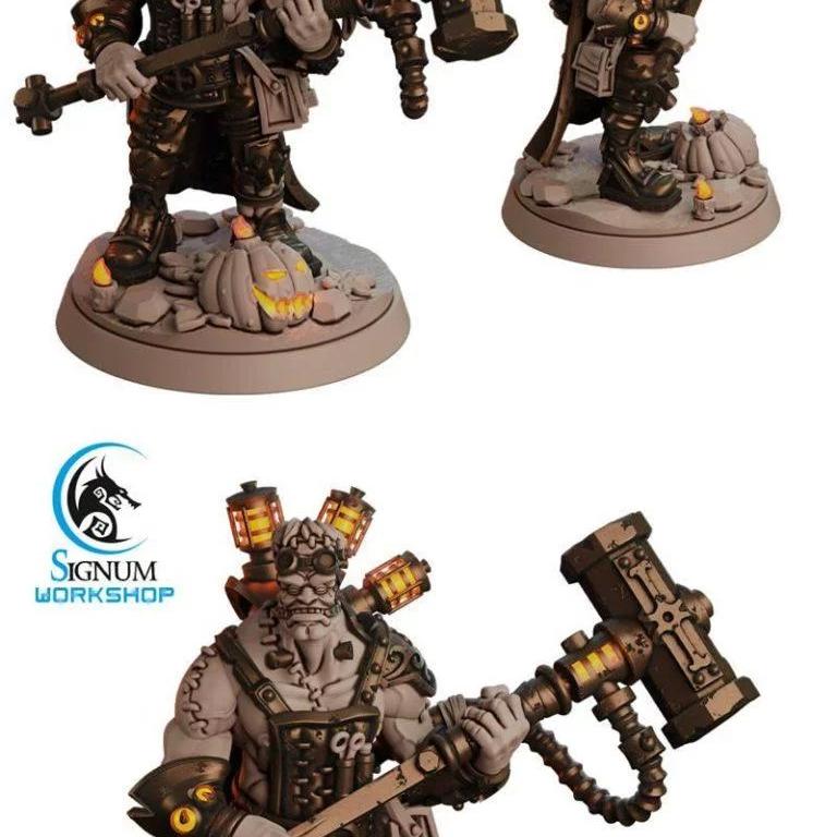 Mortville重锤战士3D打印模型|Mortville the Heavy Hammer