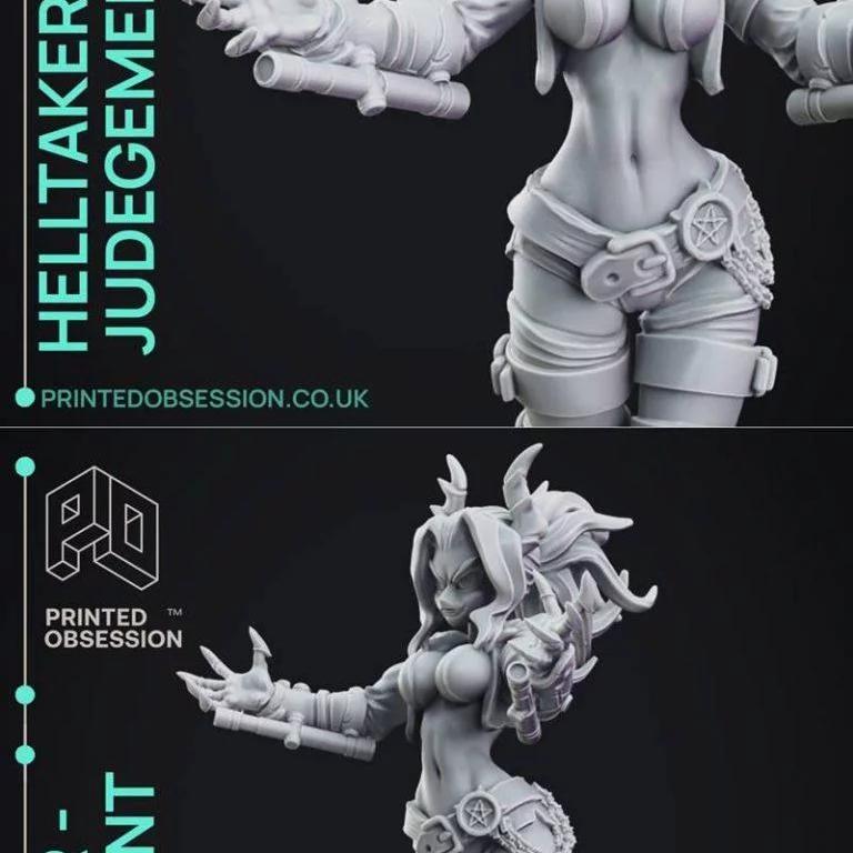 Helltaker - 判官降临 3D打印模型|Helltaker – Judgement